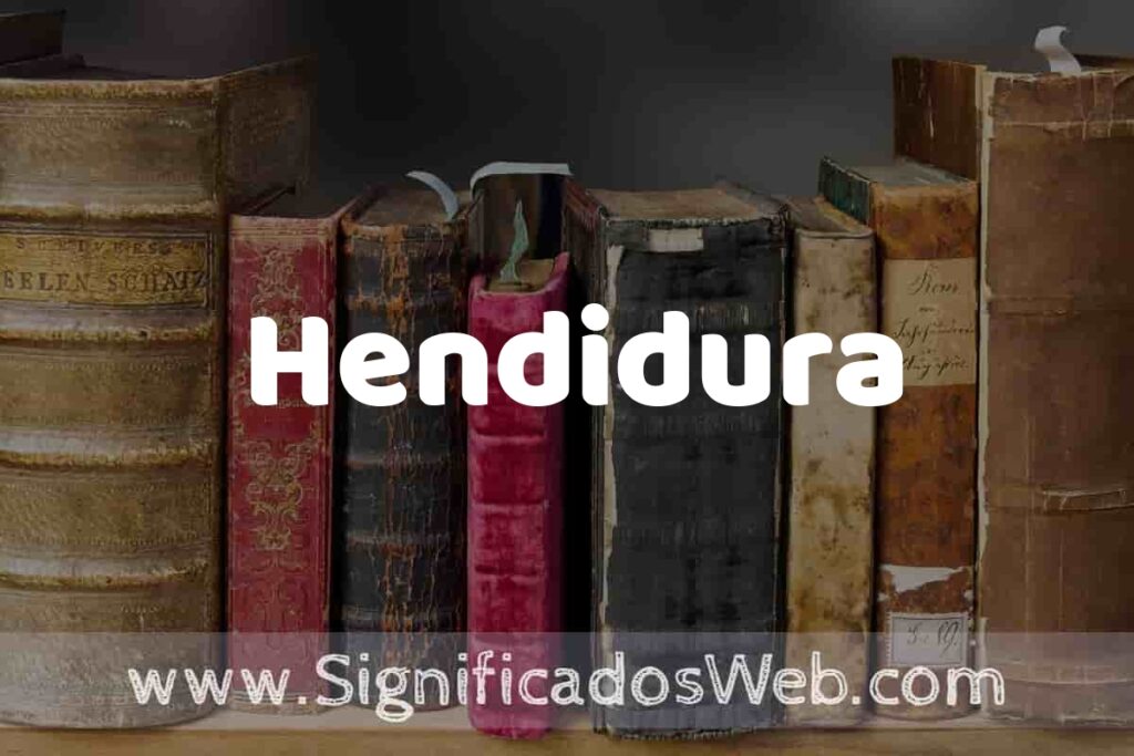 Definición de Hendidura: Que es, 5 Ejemplos, Tipos y Para que Sirve + Sinónimo y Significado