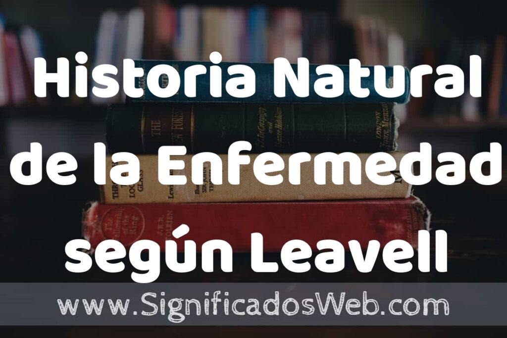 Concepto de Historia Natural de la Enfermedad según Leavell y Clark ▶️¿Que es? Definición y Significado