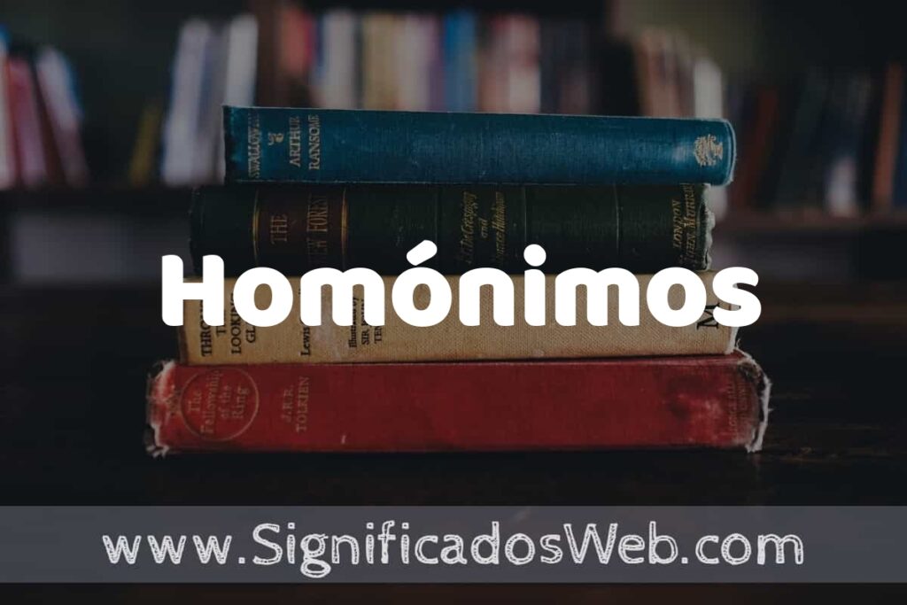 Concepto de Homónimos ▶️¿Que es? Definición y Significado