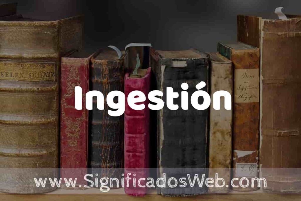 Definición de Ingestión: Que es, 5 Ejemplos, Tipos y Para que Sirve + Sinónimo y Significado
