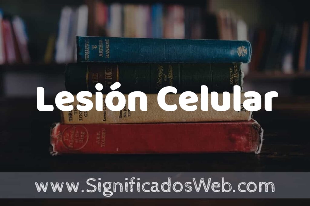 Concepto de Lesión Celular ▶️¿Que es? Definición y Significado