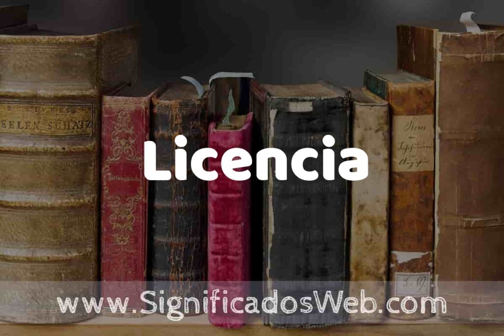 Definición de Licencia: Que es, 5 Ejemplos, Tipos y Para que Sirve + Sinónimo y Significado
