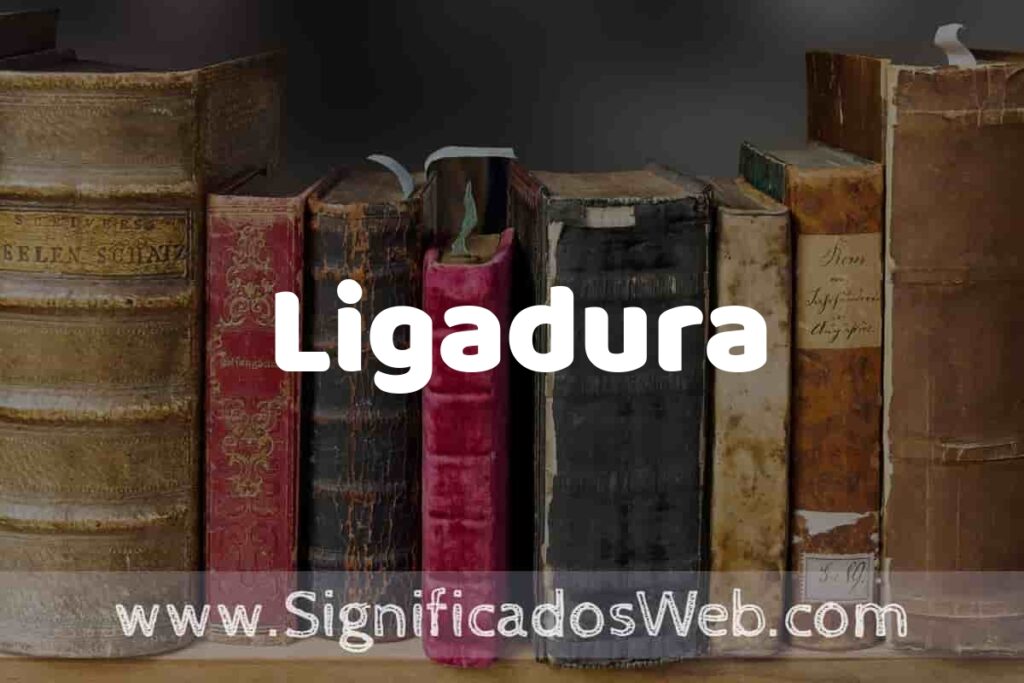 Definición de Ligadura: Que es, 5 Ejemplos, Tipos y Para que Sirve + Sinónimo y Significado