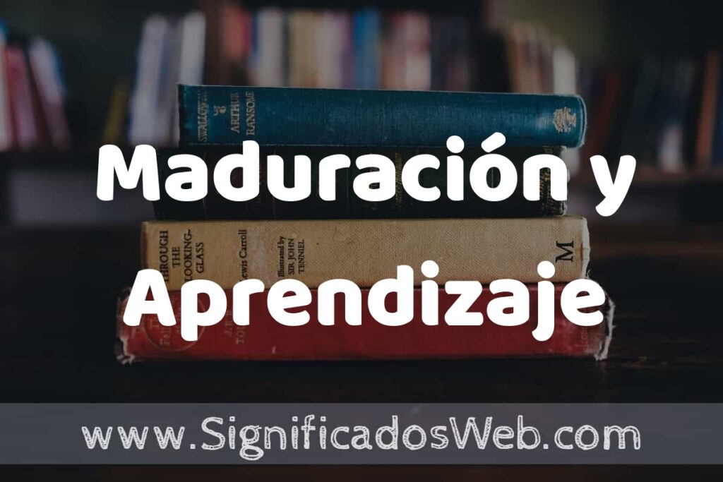 Concepto de Maduración y Aprendizaje ▶️¿Que es? Definición y Significado