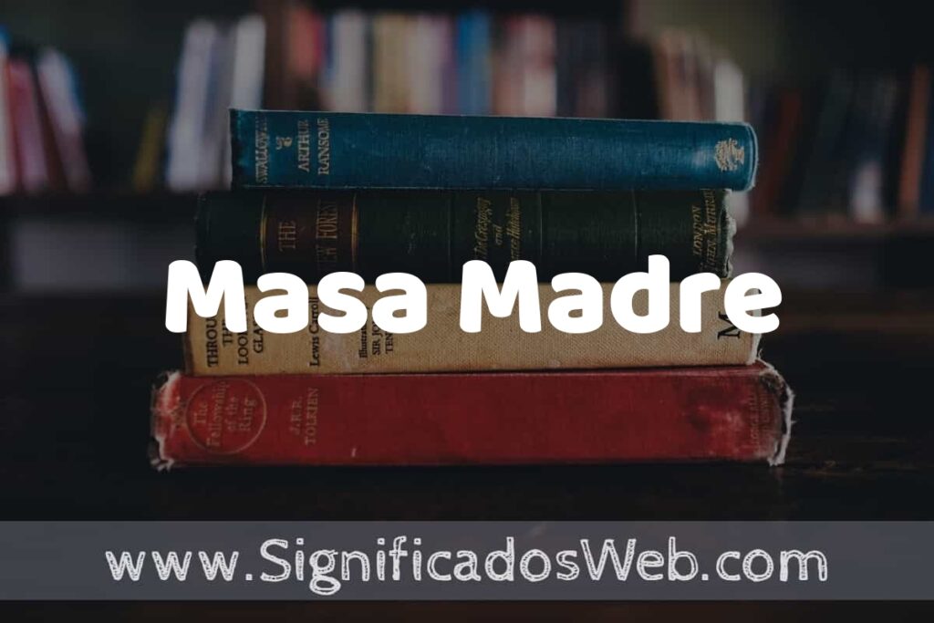 Concepto de Masa Madre ▶️¿Que es? Definición y Significado
