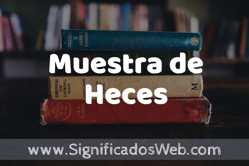 Concepto de Muestra de Heces ▶️¿Que es? Definición y Significado
