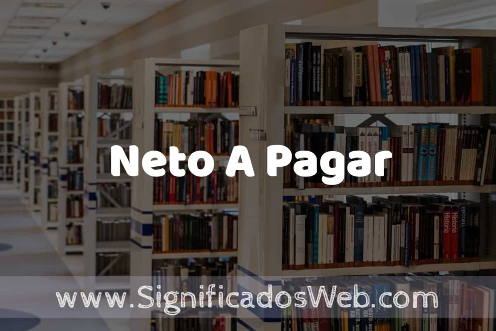 Concepto de Neto A Pagar ✔️ Significado y Definición