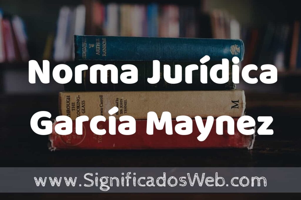Concepto de Norma Jurídica García Maynez ▶️¿Que es? Definición y Significado