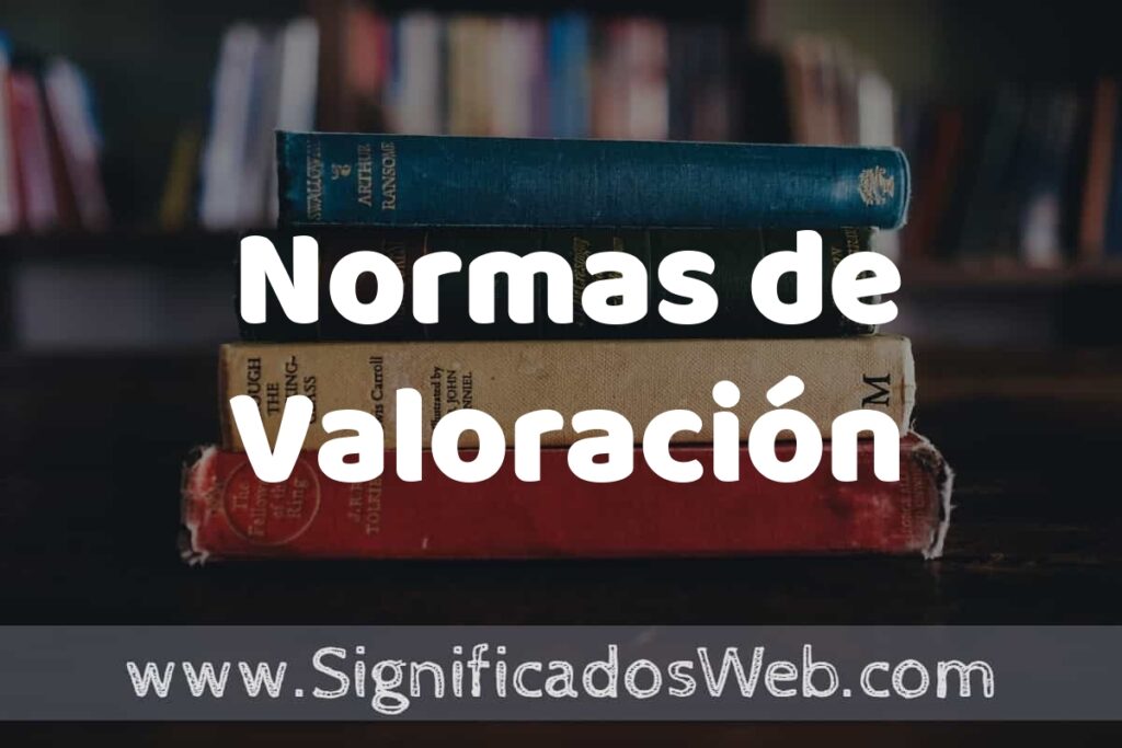 Concepto de Normas de Valoración ▶️¿Que es? Definición y Significado