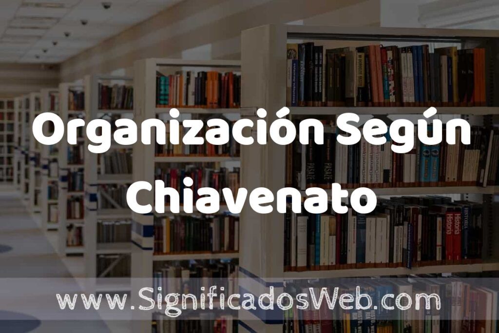 Concepto de Organización Según Chiavenato ✔️ Significado y Definición