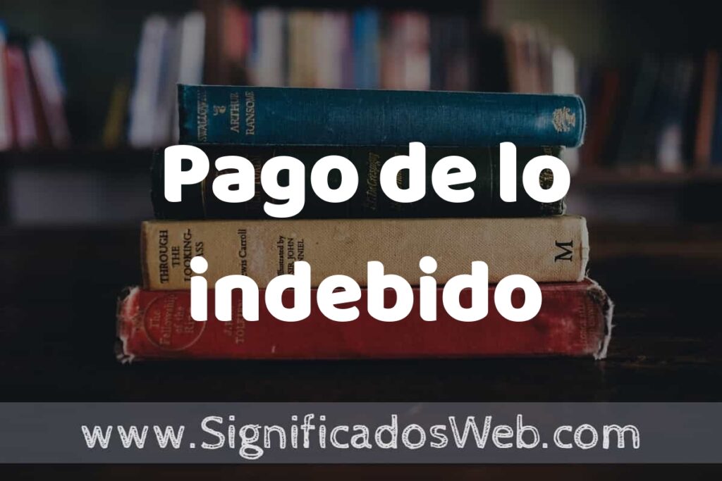 Concepto de Pago de lo indebido ▶️¿Que es? Definición y Significado