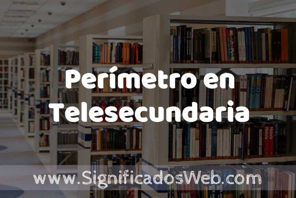 Concepto de Perímetro en Telesecundaria ✔️ Significado y Definición