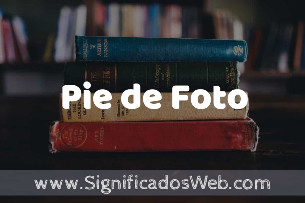 Concepto de Pie de Foto ▶️¿Que es? Definición y Significado