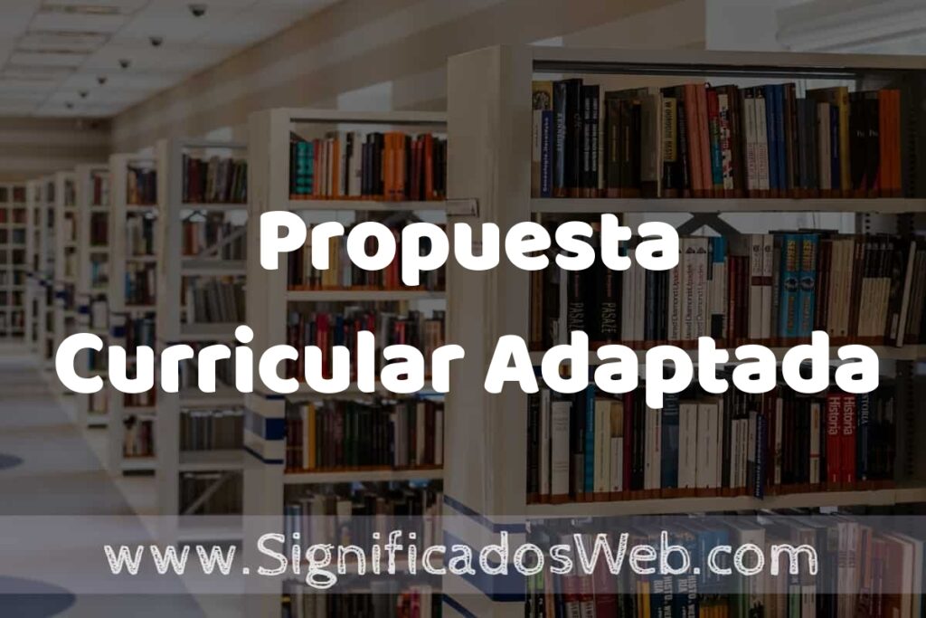 Concepto de Propuesta Curricular Adaptada ✔️ Significado y Definición