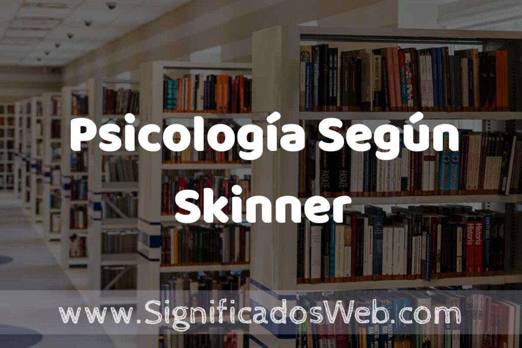 Concepto de Psicología Según Skinner ✔️ Significado y Definición