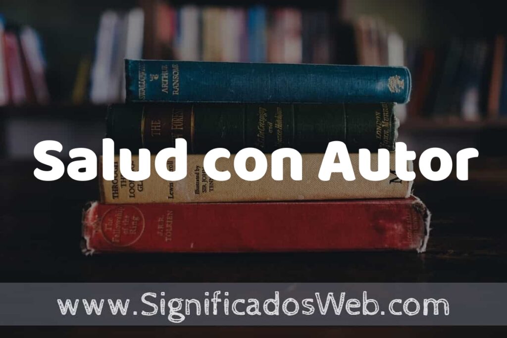 Concepto de Salud con Autor ▶️¿Que es? Definición y Significado