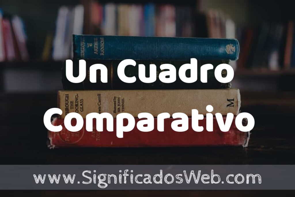 Concepto de Un Cuadro Comparativo ▶️¿Que es? Definición y Significado