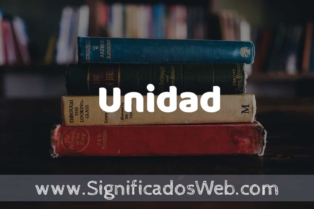 Concepto de Unidad ▶️¿Que es? Definición y Significado