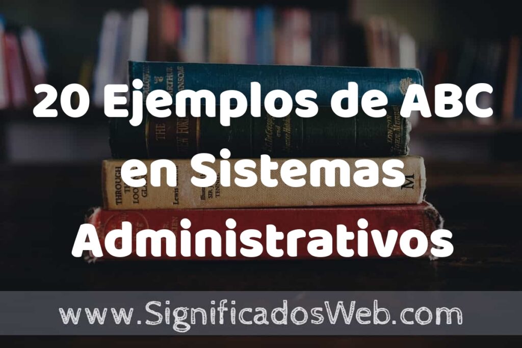 20 Ejemplos de ABC en Sistemas Administrativos: Que es, Tipos, Características, para que Sirve y Definición