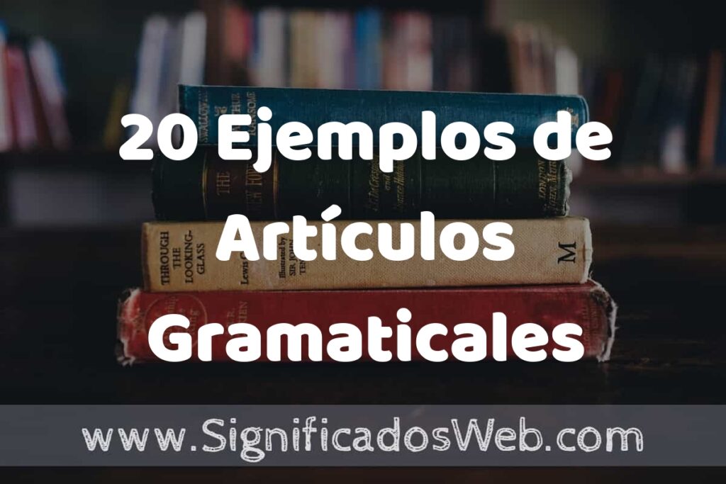 20 Ejemplos de Artículos Gramaticales ▶️ Tipos, Definición y Análisis