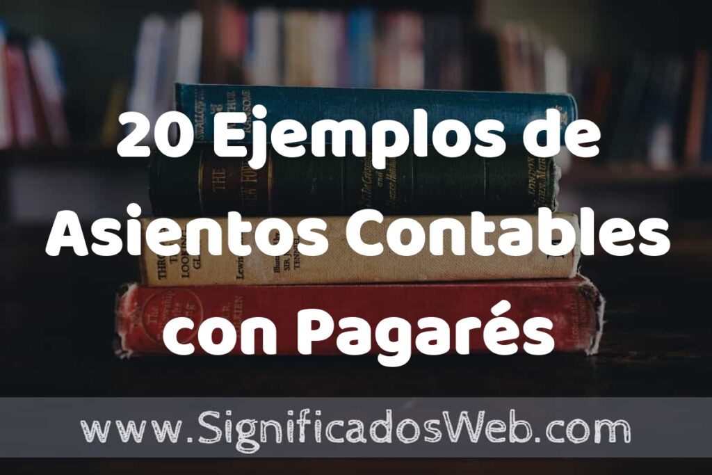 20 Ejemplos de Asientos Contables con Pagarés ▶️ Tipos, Definición y Análisis