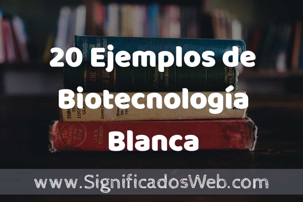 20 Ejemplos de Biotecnología Blanca ▶️ Tipos, Definición y Análisis