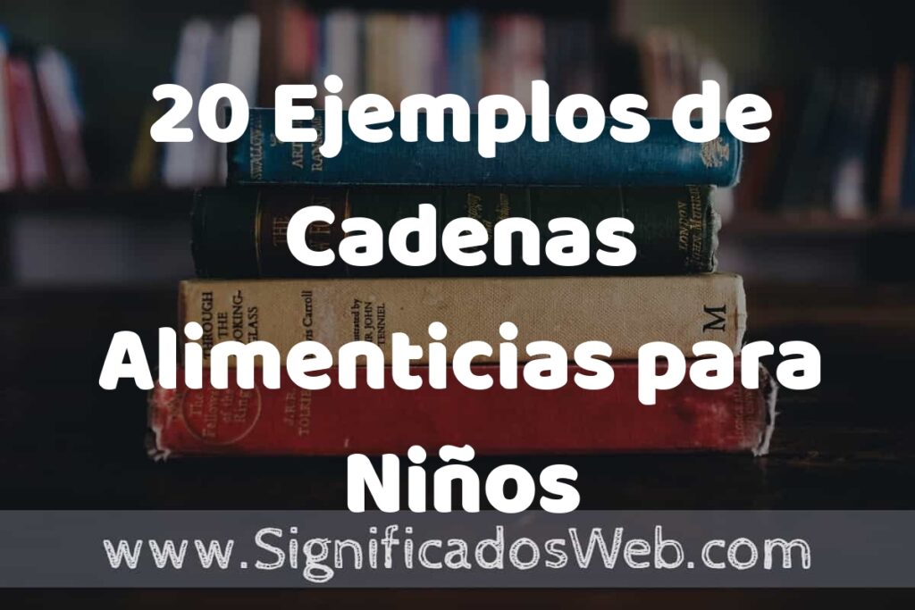 20 Ejemplos de Cadenas Alimenticias para Niños: Que es, Tipos, Características, para que Sirve y Definición
