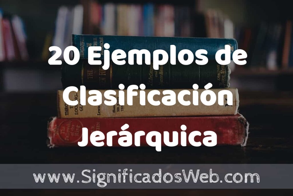 20 Ejemplos de Clasificación Jerárquica ▶️ Tipos, Definición y Análisis