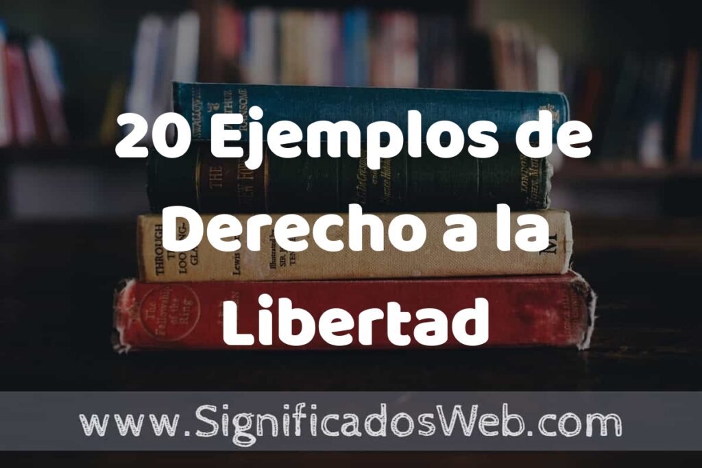 20 Ejemplos de Derecho a la Libertad ▶️ Tipos, Definición y Análisis
