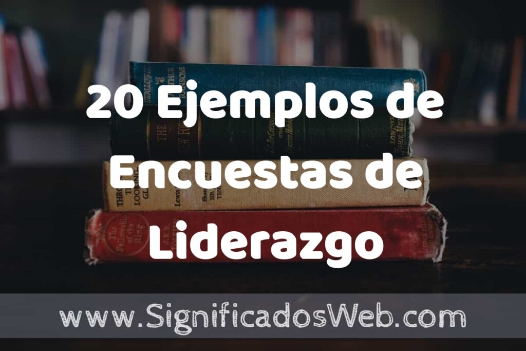 20 Ejemplos de Encuestas de Liderazgo ▶️ Tipos, Definición y Análisis