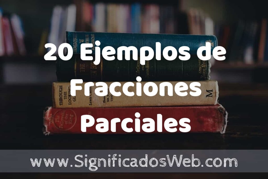 20 Ejemplos de Fracciones Parciales ▶️ Tipos, Definición y Análisis