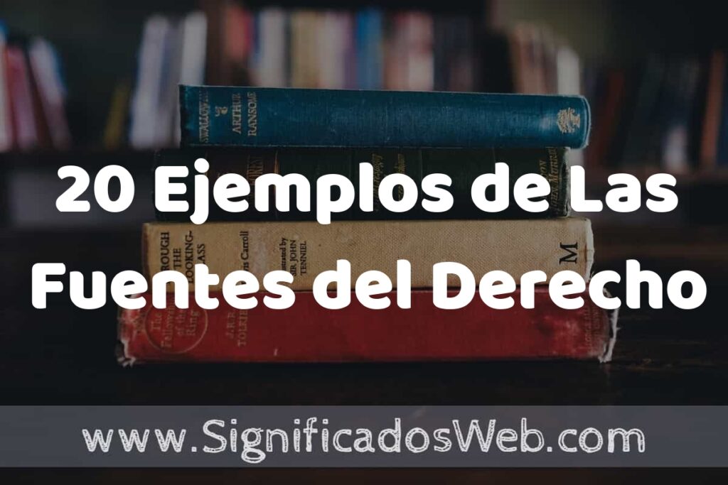 20 Ejemplos de Las Fuentes del Derecho ▶️ Tipos, Definición y Análisis