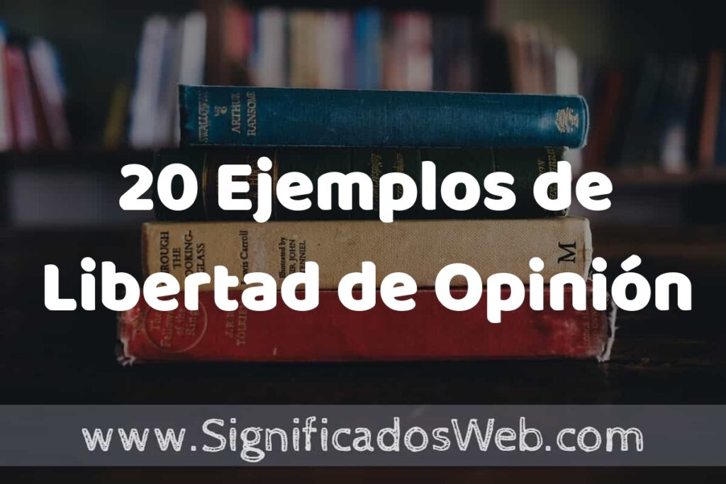 20 Ejemplos de Libertad de Opinión ▶️ Tipos, Definición y Análisis