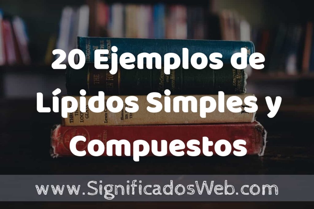 20 Ejemplos de Lípidos Simples y Compuestos: Que es, Tipos, Características, para que Sirve y Definición