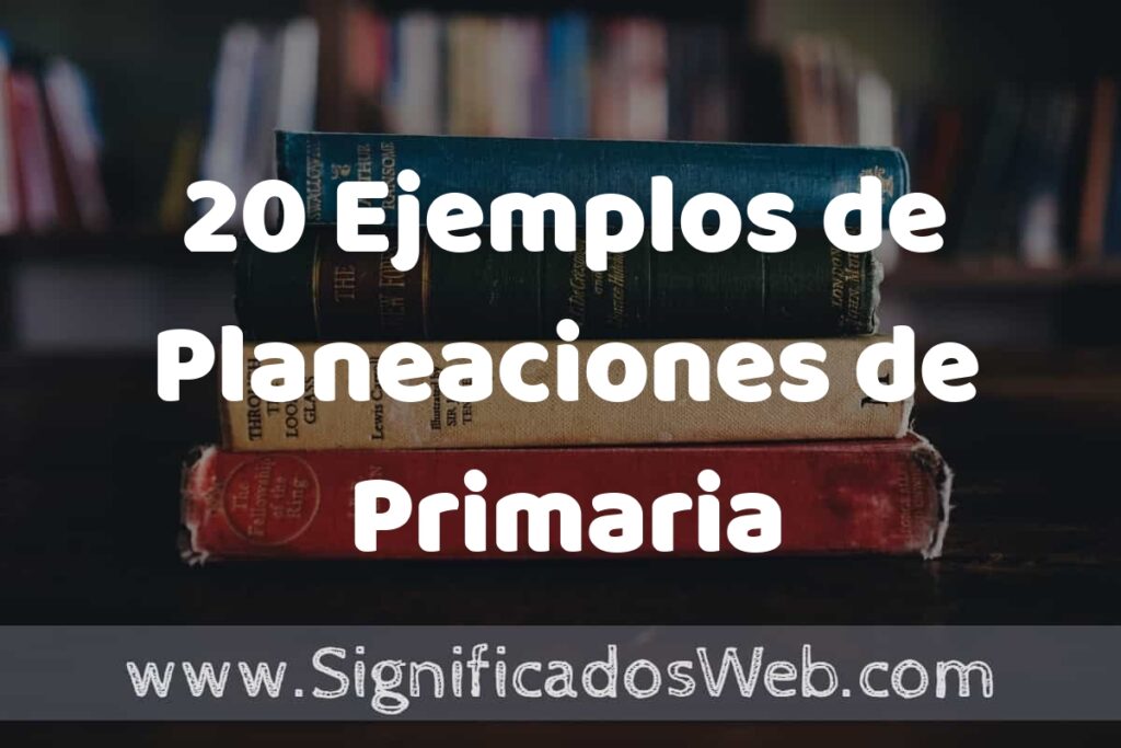20 Ejemplos de Planeaciones de Primaria ▶️ Tipos, Definición y Análisis