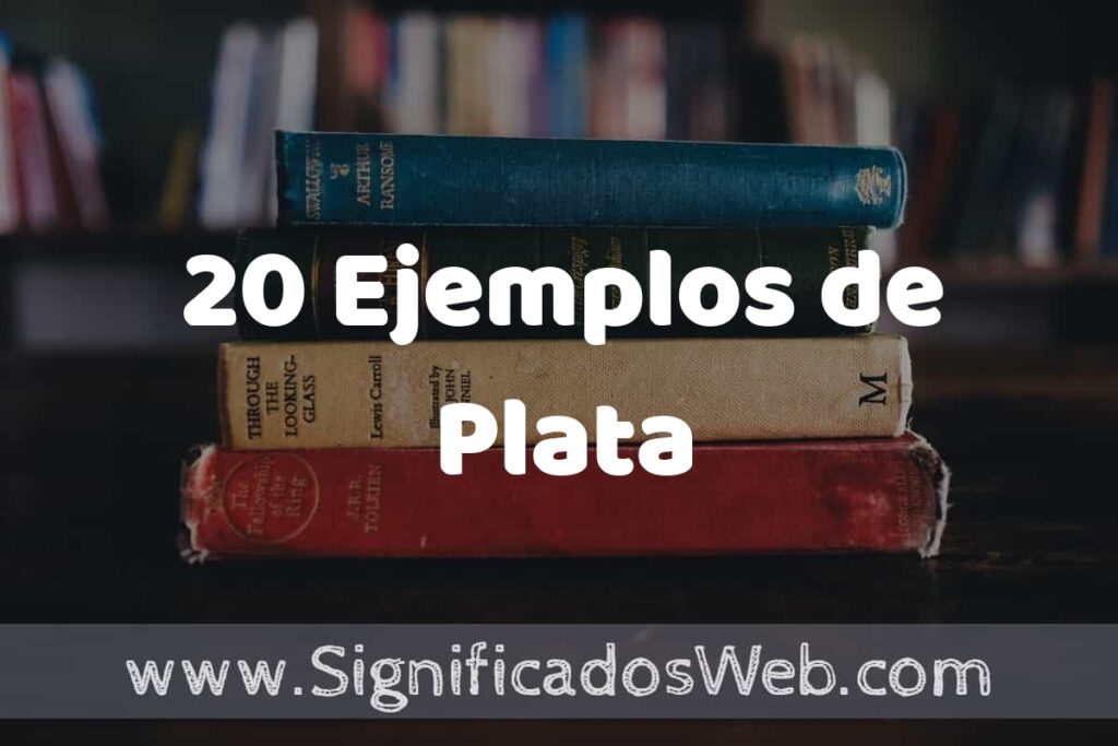20 Ejemplos de Plata ▶️ Tipos, Definición y Análisis