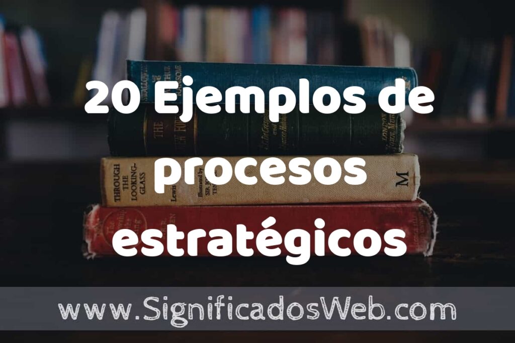20 Ejemplos de procesos estratégicos ▶️ Tipos, Definición y Análisis