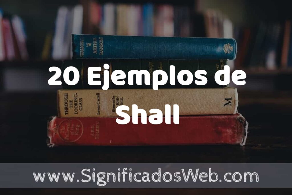 20 Ejemplos de Shall: Que es, Tipos, Características, para que Sirve y Definición