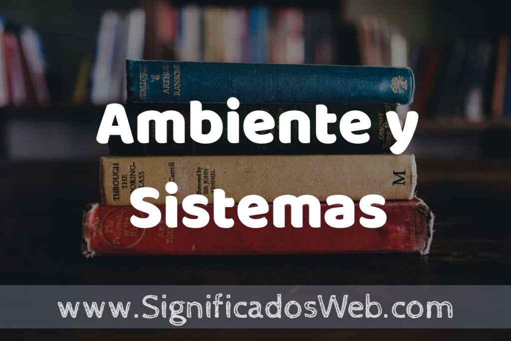 Concepto de Ambiente y Sistemas ▶️¿Que es? Definición, Significado y EJEMPLOS