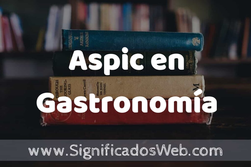 Concepto de Aspic en Gastronomía ▶️¿Que es? Definición, Significado y EJEMPLOS