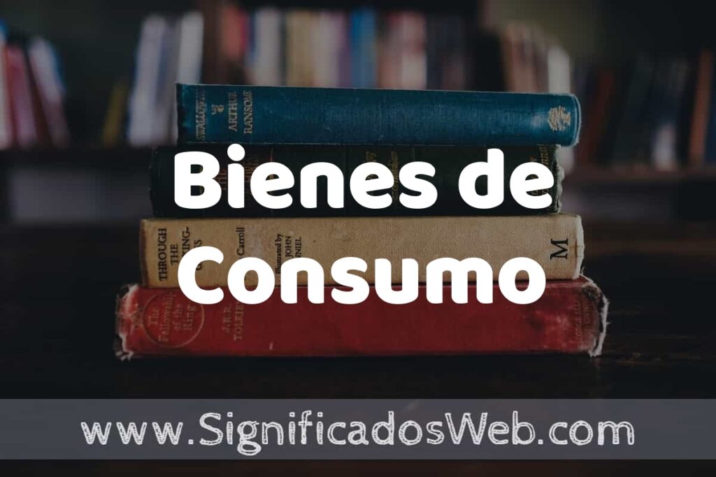 Concepto de Bienes de Consumo ▶️¿Que es? Definición, Significado y EJEMPLOS