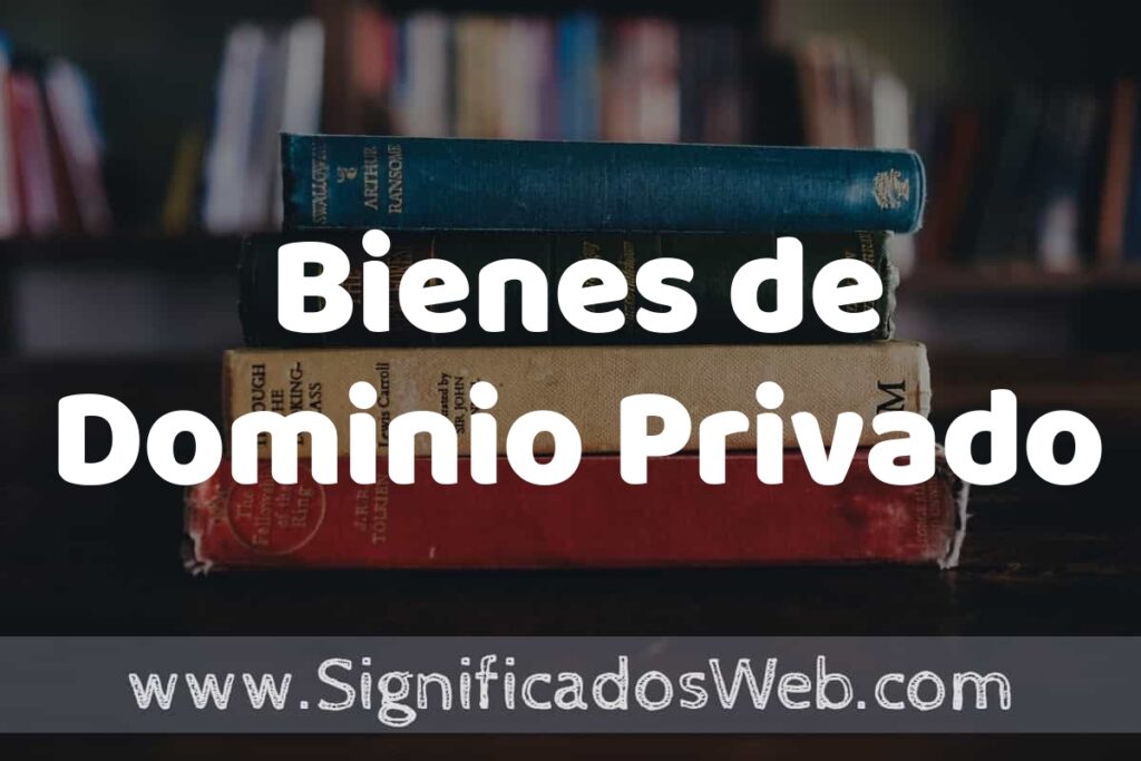 Concepto de Bienes de Dominio Privado ▶️¿Que es? Definición, Significado y EJEMPLOS