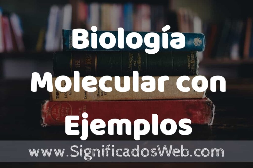 Concepto de Biología Molecular con Ejemplos ▶️¿Que es? Definición, Significado y EJEMPLOS