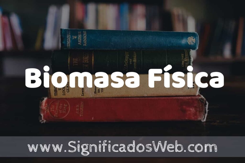 Concepto de Biomasa Física ▶️¿Que es? Definición, Significado y EJEMPLOS