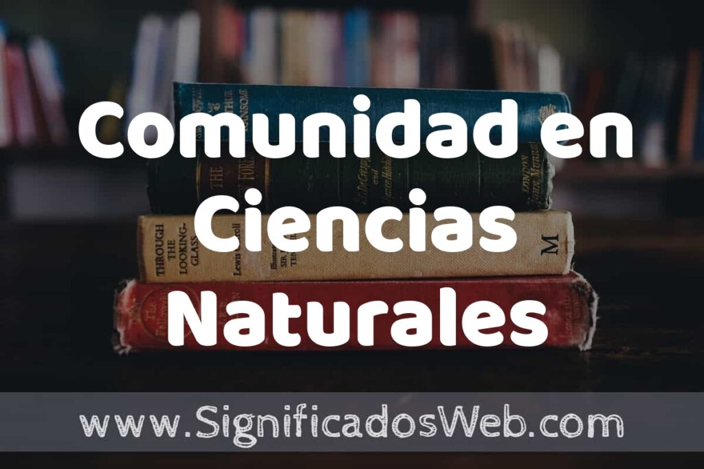 Concepto de Comunidad en Ciencias Naturales ▶️¿Que es? Definición, Significado y EJEMPLOS