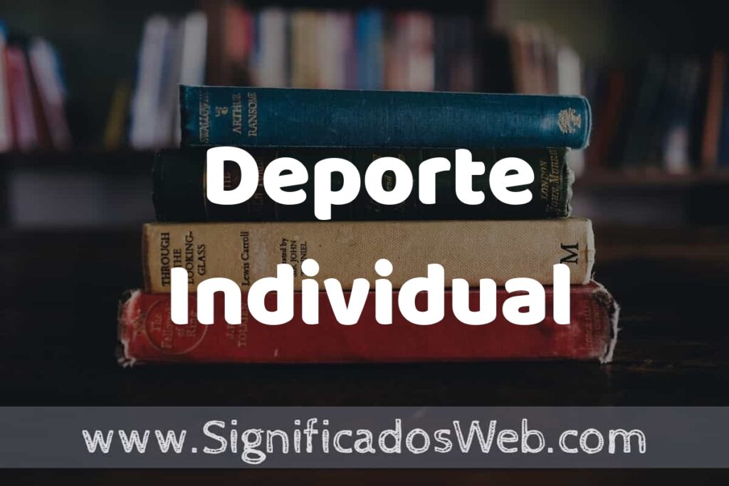 Concepto de Deporte Individual ▶️¿Que es? Definición, Significado y EJEMPLOS