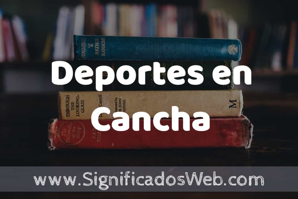 Concepto de Deportes en Cancha ▶️¿Que es? Definición, Significado y EJEMPLOS