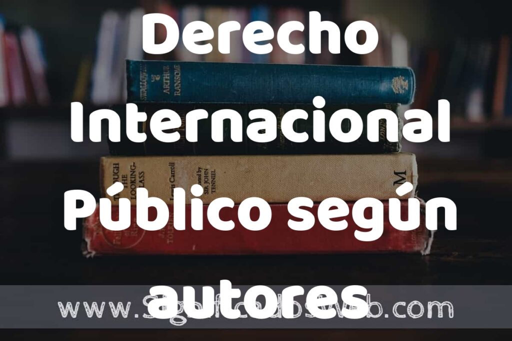 Concepto de Derecho Internacional Público según autores ▶️¿Que es? Definición, Significado y EJEMPLOS