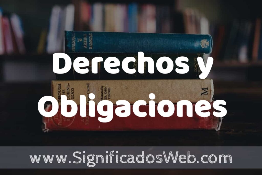 Concepto de Derechos y Obligaciones ▶️¿Que es? Definición, Significado y EJEMPLOS