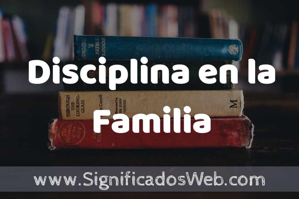 Concepto de Disciplina en la Familia ▶️¿Que es? Definición, Significado y EJEMPLOS